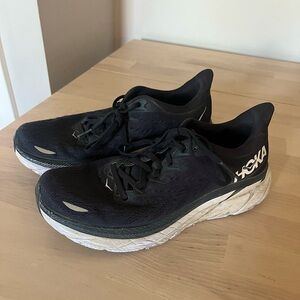 Hoka One One Shoes Womens 7B W Clifton
8 Running Black/Gray 1119394 BWHT